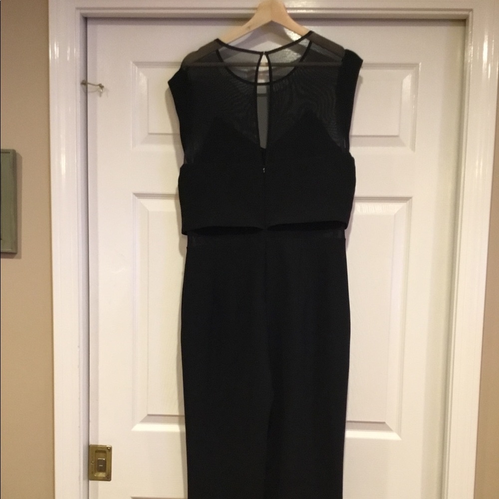 Express Sexy Jumpsuit / Mesh Inset / Size 12